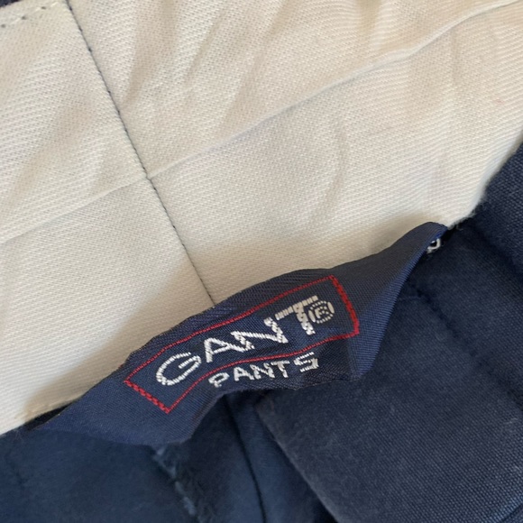 Vintage Gant Navy Blue Men’s Pants - Picture 2 of 5